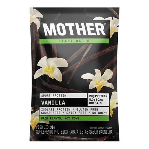 Suplemento Proteico Mother Plant-Based Baunilha Sachê 31g Suplemento Proteico Mother Plant-Based Baunilha Sachê 31g