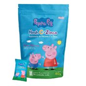 Suplemento Vitamínico Nesh Vitamina C + Zinco Peppa Pig Morango 60 Gomas