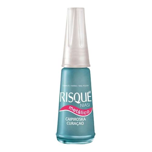 Esmalte Risqué Metálico Caipiroska De Curaçau 8ml Esmalte Risqué Metálico Caipiroska De Curaçau 8ml