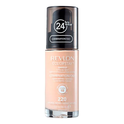 Base Líquida Revlon Colorstay Natural Beige Cor 220 30ml Base Líquida Revlon Colorstay Natural Beige Cor 220 30ml