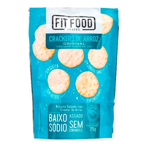 Craker de Arroz Fit Food 75g Craker de Arroz Fit Food 75g
