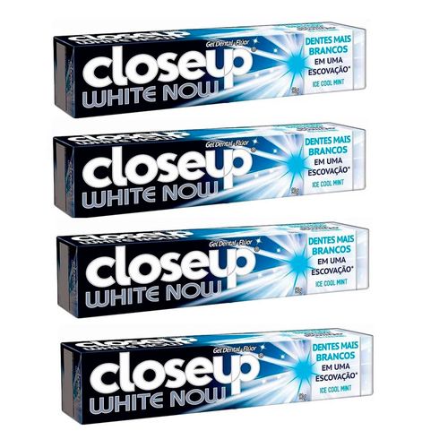 Creme Dental Close-Up White Now C/ 4 Unidades