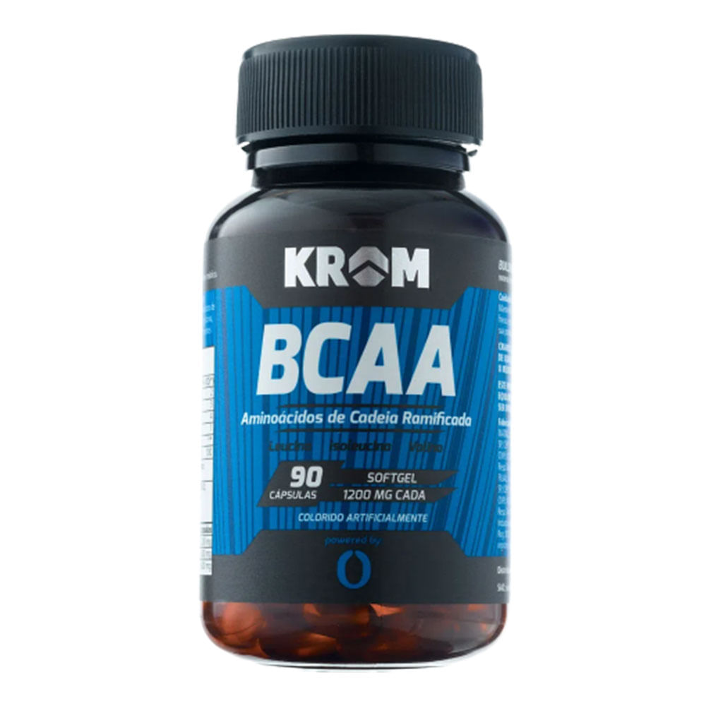 Suplemento BCAA Krom 90 Cápsulas