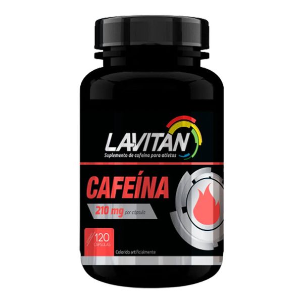 Suplemento de Cafeína 210mg Lavitan 120 Cápsulas