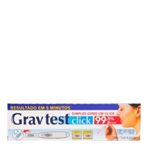 Teste de Gravidez Grav Teste Click Loprofar 1 Teste Teste de Gravidez Grav Teste Click Loprofar 1 Teste