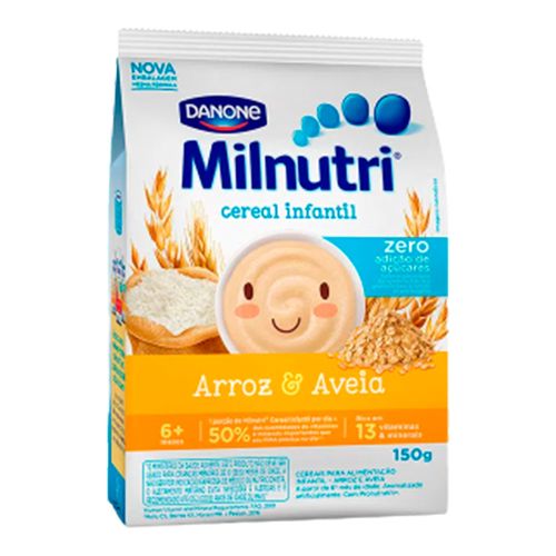 Cereal Infantil Milnutri Arroz e Aveia 150g Cereal Infantil Milnutri Arroz e Aveia 150g