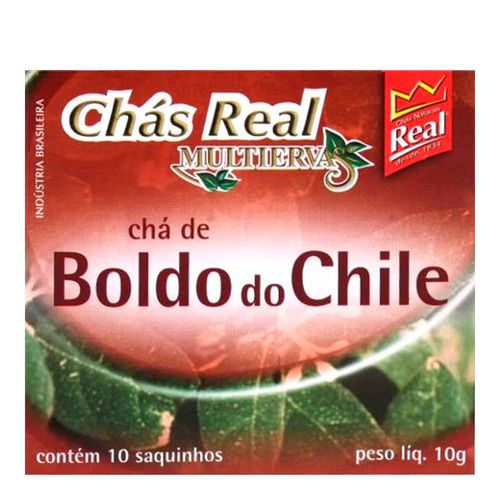Chás Real Multiervas Chá de Boldo do Chile 10 Saquinhos Chás Real Multiervas Chá de Boldo do Chile 10 Saquinhos