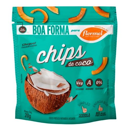 Chips de Coco Flormel 20g Chips de Coco Flormel 20g