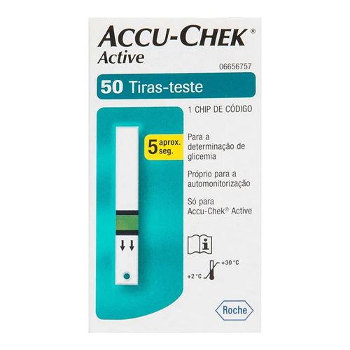 Tiras Accu-Chek Active Roche 50 Unidades Tiras Accu-Chek Active Roche 50 Unidades
