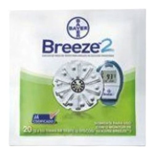 Tiras Breeze 2 Bayer 20 Unidades Tiras Breeze 2 Bayer 20 Unidades