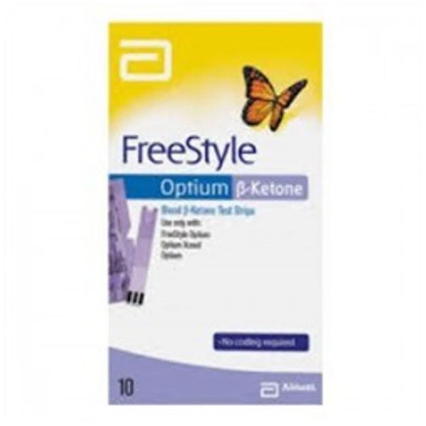 Tiras para Teste de Glicemia Optimum Arbott com 10