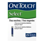 Tiras Reagentes OneTouch Select 25 Unidades