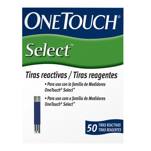 Tiras Reagentes OneTouch Select 50 Unidades Tiras Reagentes OneTouch Select 50 Unidades