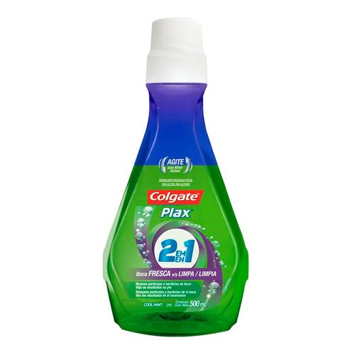 Enxaguante Bucal Plax 2x1 Cool Mint 500ml