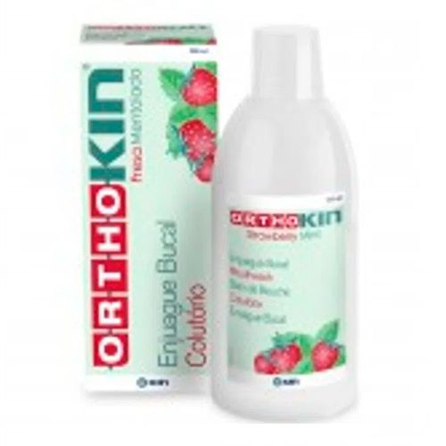 Enxaguatório Bucal Orthokin Morango E Menta 500ml Enxaguatório Bucal Orthokin Morango E Menta 500ml
