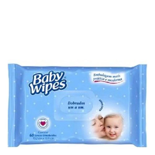 Lenços Umedecidos Baby-Wipes Flow 60 Unidades