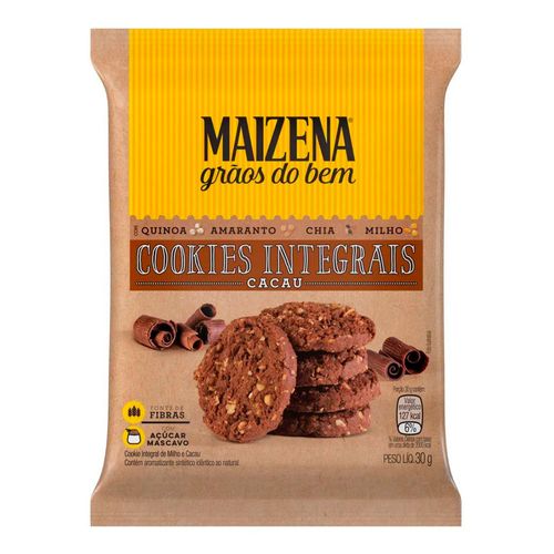 Cookies Integrais Maizena Cacau 30g Cookies Integrais Maizena Cacau 30g