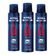Kit Desodorante Aerosol Nivea Dry Impact Masculino 3 Unidades
