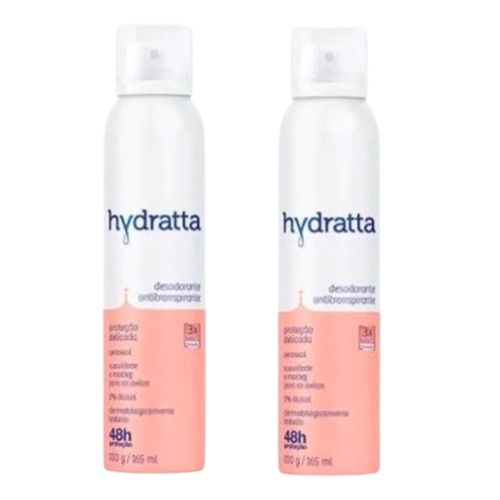 Kit Desodorante Aerosol Hydratta Proteção Fresca 2 Unidades Kit Desodorante Aerosol Hydratta Proteção Fresca 2 Unidades