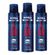 Kit Desodorante Nivea Aerosol Dry Impact Masculino 3 Unidades 150ml