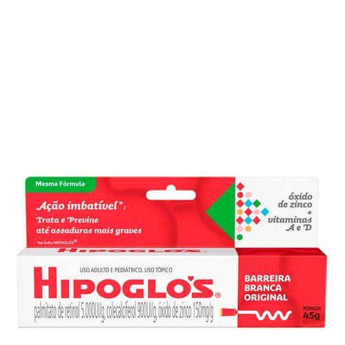 Pomada Para Assaduras Hipoglós 45g Pomada Para Assaduras Hipoglós 45g