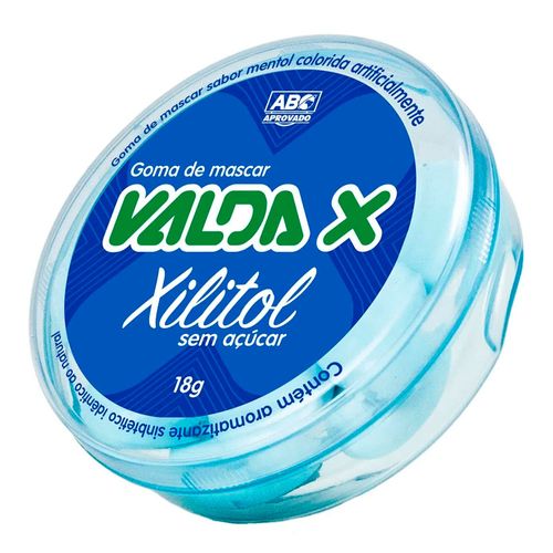 Goma de Mascar Valda Xilitol Lata 18g Goma de Mascar Valda Xilitol Lata 18g