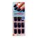 Unhas Postiças First Kiss Autocolante Beautifull Night Curta