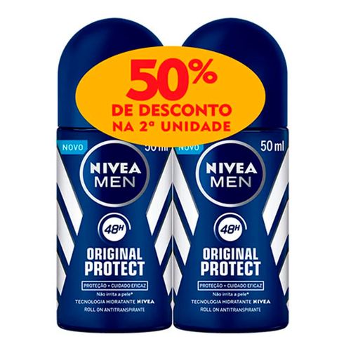 Kit Desodorante Roll-On Nivea Original 2 Unidades