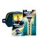 Kit Gillette Aparelho Mach 3 + Carga 4 Unidades Grátis Necessaire