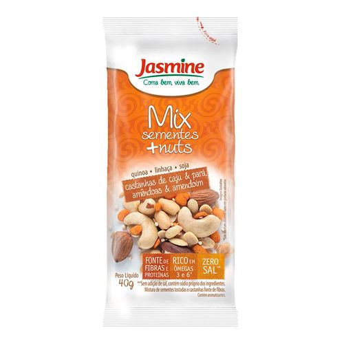 Mix de Sementes e Nuts Jasmine 40g Mix de Sementes e Nuts Jasmine 40g