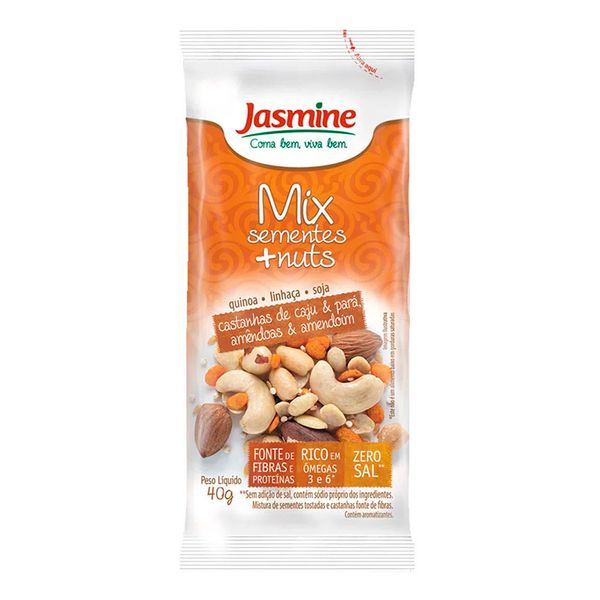 Mix de Sementes e Nuts Jasmine 40g