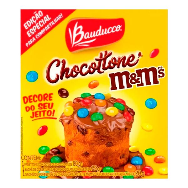 Mini Chocottone Bauducco M&Ms 80g