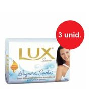 Sabonete Lux Suave Buquet Sonhos 90g C/ 3 Unidades