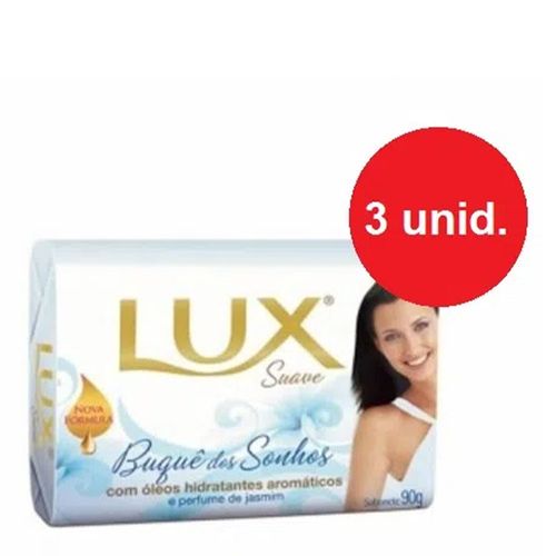 Sabonete Lux Suave Buquet Sonhos 90g C/ 3 Unidades Sabonete Lux Suave Buquet Sonhos 90g C/ 3 Unidades