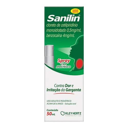 Sanilin 0,5mg/ml + 4mg/ml Spray 50ml Sanilin 0,5mg/ml + 4mg/ml Spray 50ml