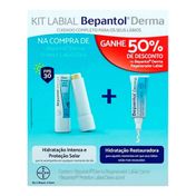 Kit Bepantol Derma Lipstick Regenerador Labial 7,5ml + Protetor Labial Diário FPS 30 4,5ml