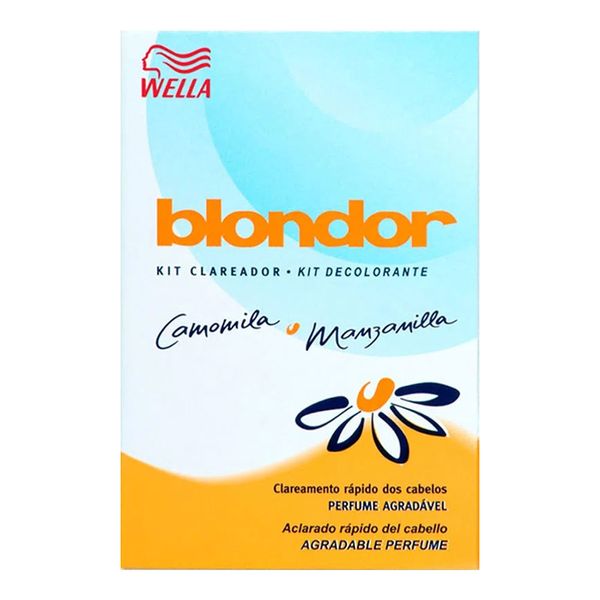 Kit Clareador Wella Blondor Camomila Descolorante