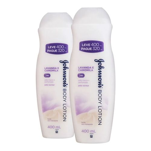 Loção Hidratante Johnson’s Softlotion Pele Fresquinha 400ml - 2 unidades