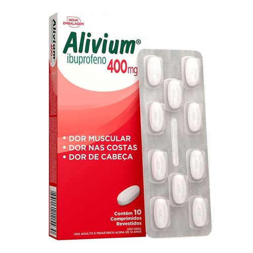 Alivium 400mg Mantecorp Farmasa Blister 10 Comprimidos Alivium 400mg Mantecorp Farmasa Blister 10 Comprimidos