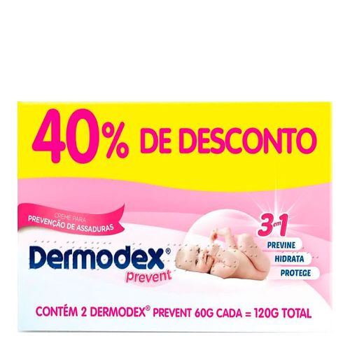 Kit-Pomada-para-Prevencao-de-Assaduras-Dermodex-Prevent-120g Kit-Pomada-para-Prevencao-de-Assaduras-Dermodex-Prevent-120g
