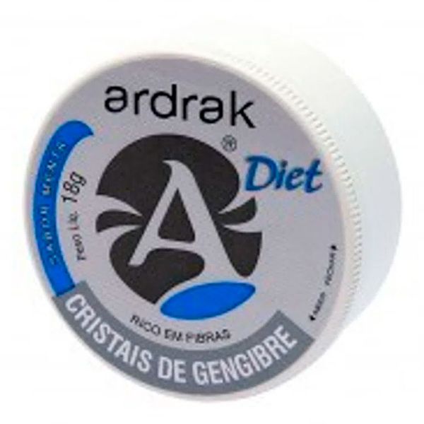 Cristais de Gengibre Diet Menta Doce 18g