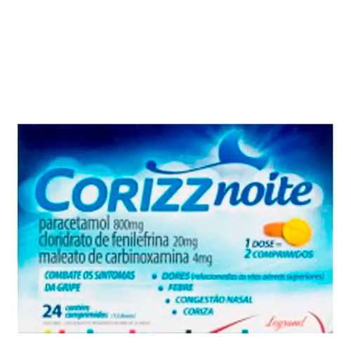 Corizz Noite 24 comprimidos Corizz Noite 24 comprimidos