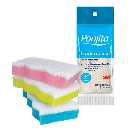 Esponja de Banho Ponjita 3M Diário Esponja de Banho Ponjita 3M Diário