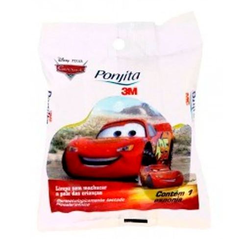 Esponja de Banho Ponjita 3M Kids Carros Esponja de Banho Ponjita 3M Kids Carros