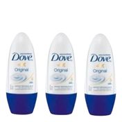 Desodorante Dove Roll On Original 50ml 3 Unidades