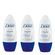 Desodorante Dove Roll On Original 50ml 3 Unidades