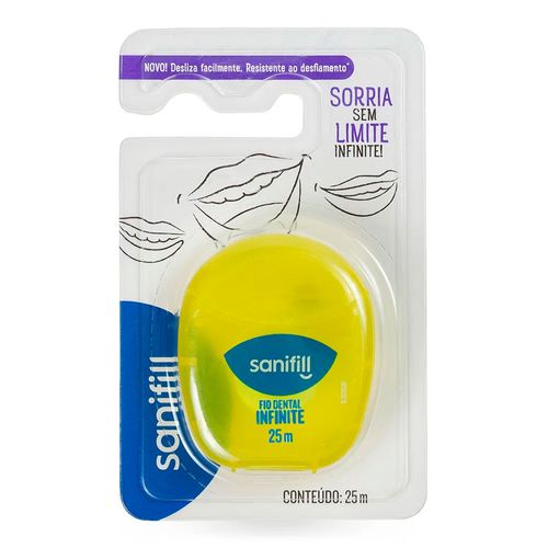 Fio Dental Sanifill Infinite 25 Metros Fio Dental Sanifill Infinite 25 Metros