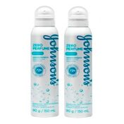 Desodorante Johnson´s Aerosol Zero Perfume 2 Unidades