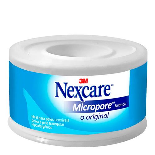 Fita Micropore Nexcare Branca 25mm x 4,5m