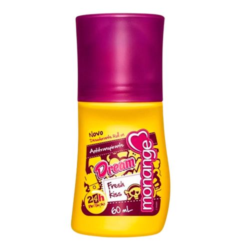 Desodorante Monange Roll On Dream Fresh Kiss Feminino 60ml Desodorante Monange Roll On Dream Fresh Kiss Feminino 60ml